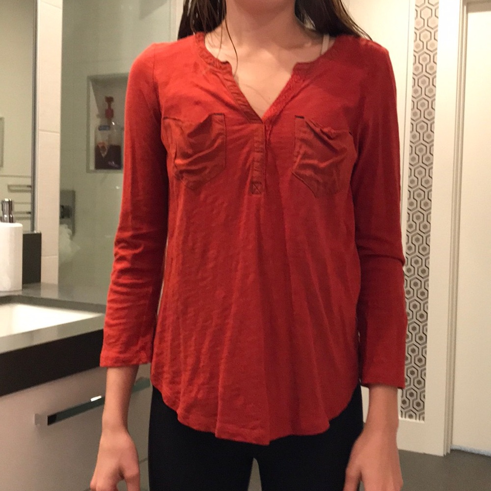 deep orange top